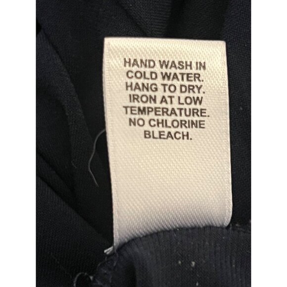 Cato Women Navy Blue V-Neck Ruched Top W/ Ring Detail XL Minimalist Comfortable - Picture 16 of 16